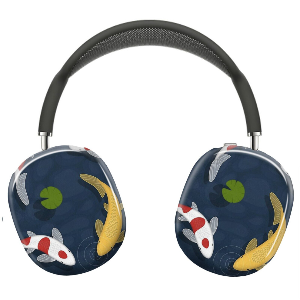 (Japanese Koi Fish Pond_14241) Protective Cover For Airpods Max Headphones Aesthetic Print Snap On Cases 8841579067016