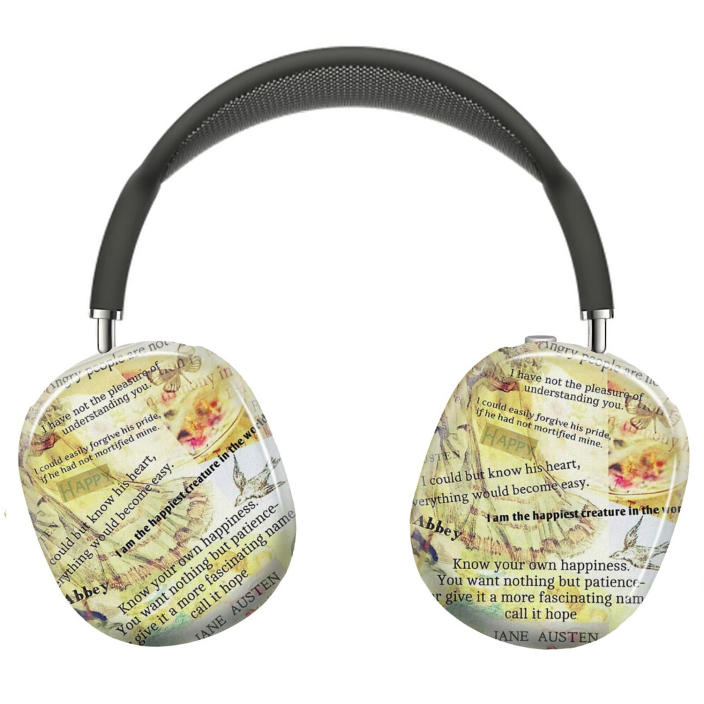 (Jane Austen Quotes _5165) Protective Cover For Airpods Max Headphones Aesthetic Print Snap On Cases 8841579067085
