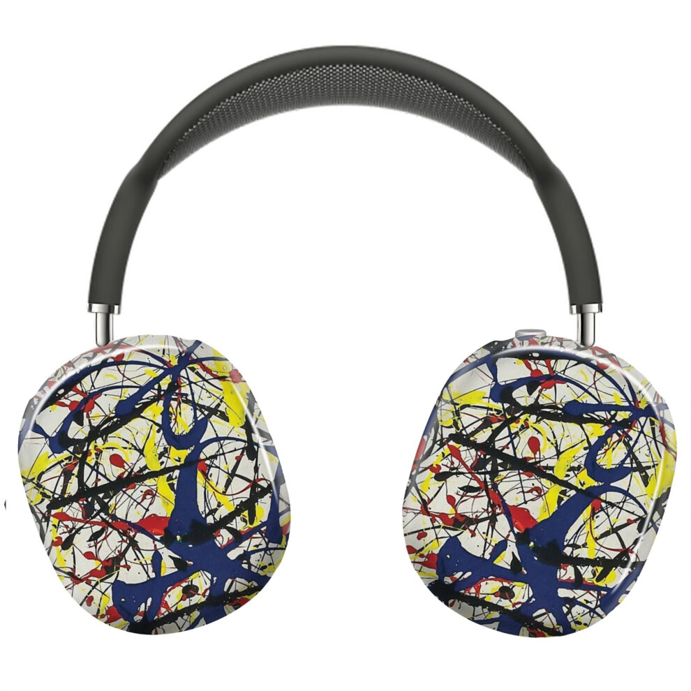 (Jackson Pollack - Lot # 234_8501) Protective Cover For Airpods Max Headphones Aesthetic Print Snap On Cases 8841579067207