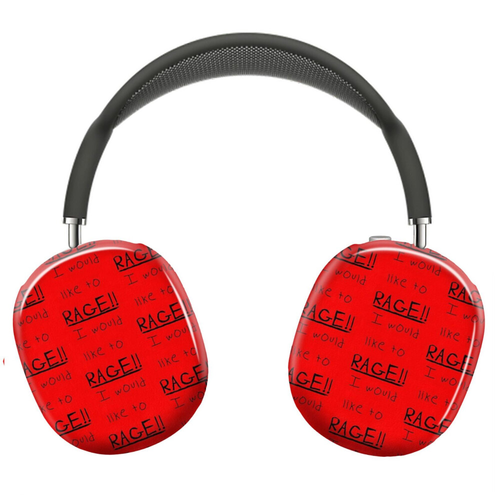 (I Would Like To Rage!!_15337) Protective Cover For Airpods Max Headphones Aesthetic Print Snap On Cases 8841579069485