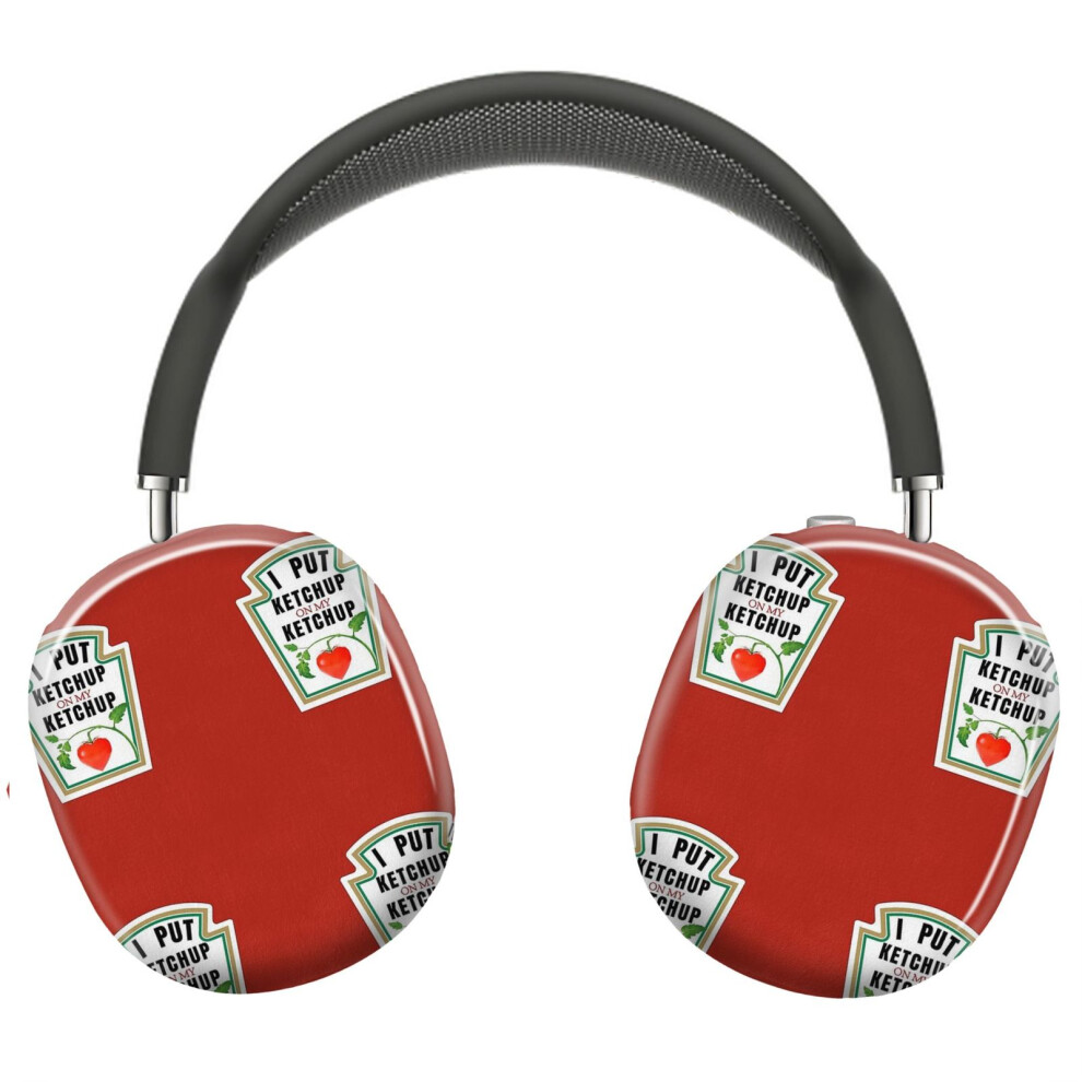 (I Put Ketchup On My Ketchup_4507) Protective Cover For Airpods Max Headphones Aesthetic Print Snap On Cases 8841579069652