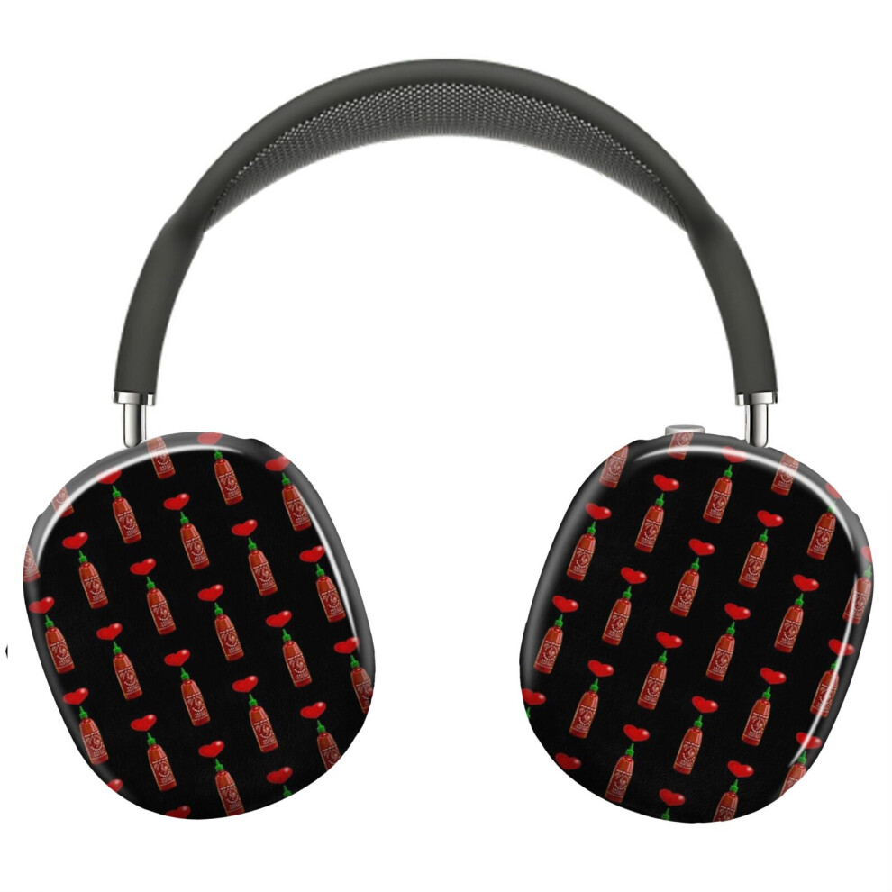 (I Love Sriracha_4805) Protective Cover For Airpods Max Headphones Aesthetic Print Snap On Cases 8841579069744