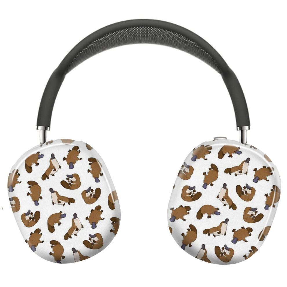 (All-Over Adorable Platypus Print_6870) Protective Cover For Airpods Max Headphones Aesthetic Print Snap On Cases 8841579031901