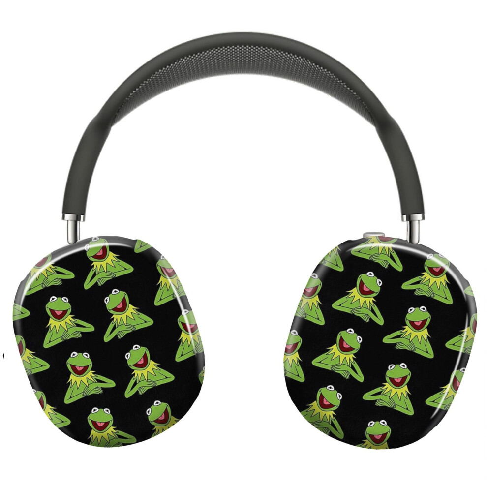(Kermit The Frog Pattern_4763) Protective Cover For Airpods Max Headphones Aesthetic Print Snap On Cases 8841579084761