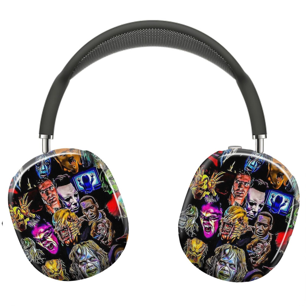 (Horror Movie_23045) Protective Cover For Airpods Max Headphones Aesthetic Print Snap On Cases 8841579071297