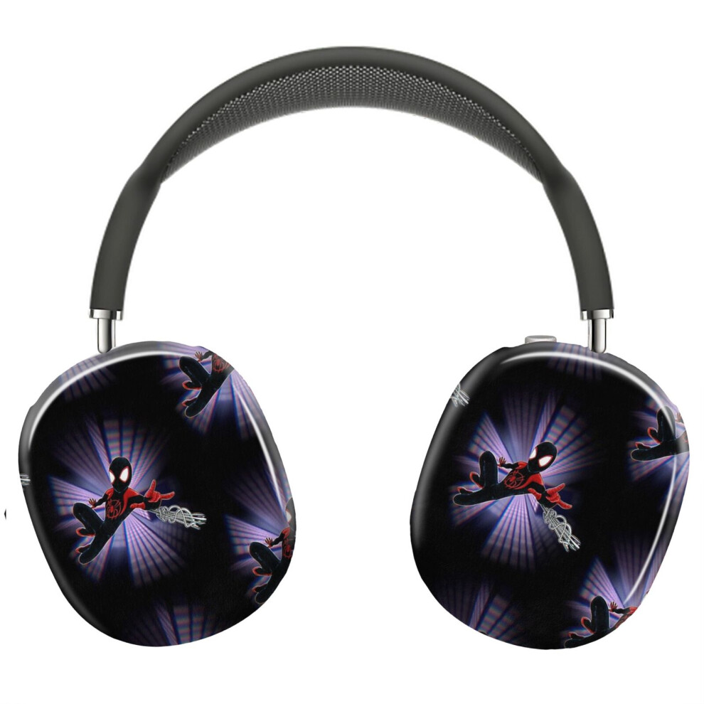 Bearlad (Miles Morales Spider-Verse_3685) Protective Cover For Airpods Max Headphones Aesthetic Print Snap On Cases