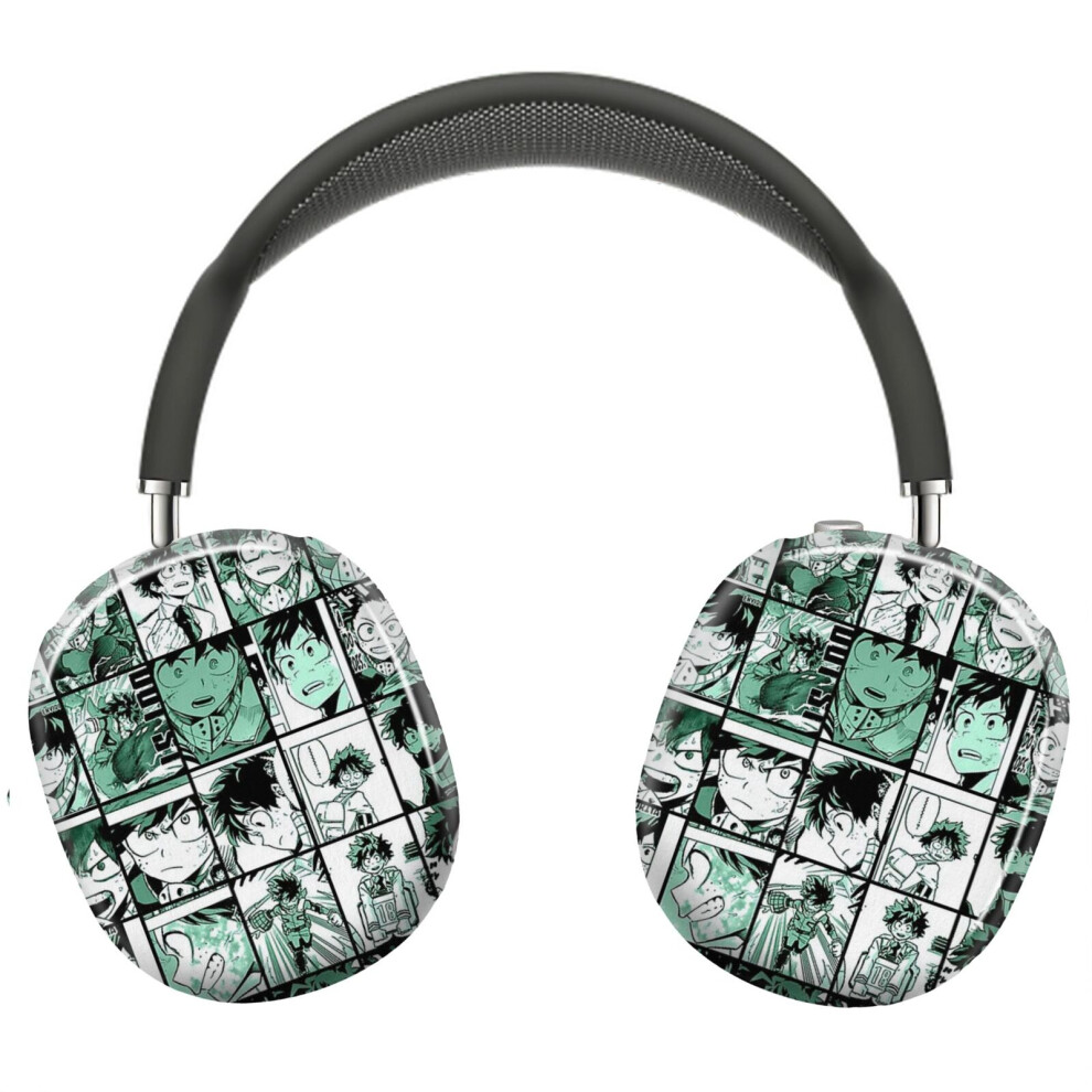 (Midoriya Izuku Collage Color Version_11865) Protective Cover For Airpods Max Headphones Aesthetic Print Snap On Cases 8841579076285