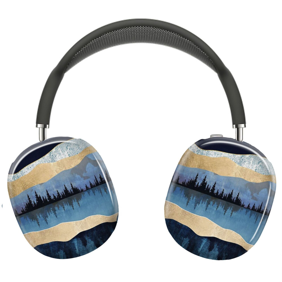 (Midnight Lake_7213) Protective Cover For Airpods Max Headphones Aesthetic Print Snap On Cases 8841579076315