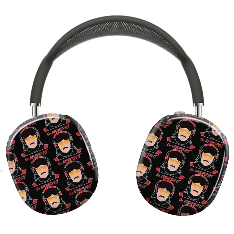 (Dr Disrespect Design, Graphic Design, Black_9545) Protective Cover For Airpods Max Headphones Aesthetic Print Snap On Cases 8841579046165