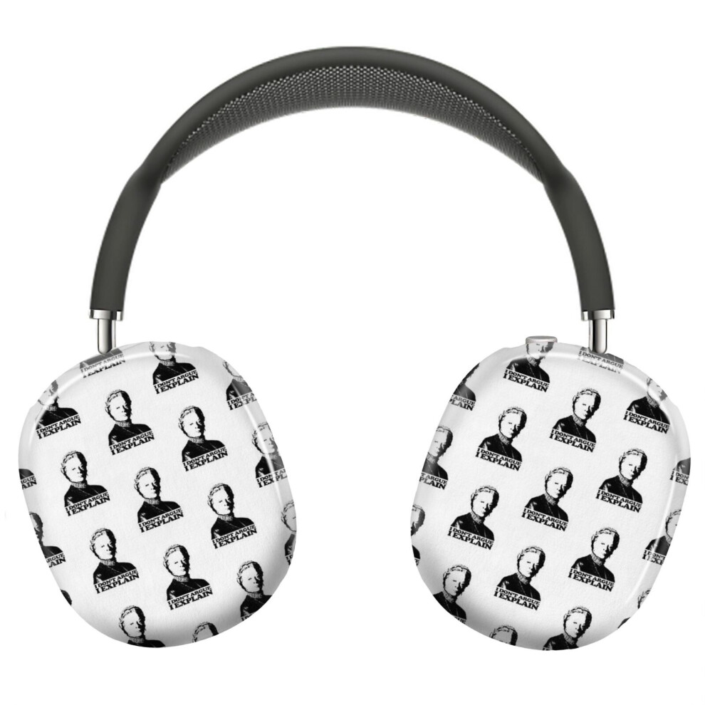 (Downton Abbey I Don't Argue I Explain Tshirt_4944) Protective Cover For Airpods Max Headphones Aesthetic Print Snap On Cases 8841579046257