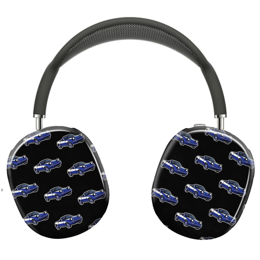 (Mazda Miata Mx5 Blue_22985) Protective Cover For Airpods Max Headphones Aesthetic Print Snap On Cases 8841579077848