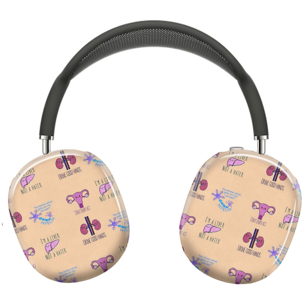 (Medical Puns_22215) Protective Cover For Airpods Max Headphones Aesthetic Print Snap On Cases 8841579077473