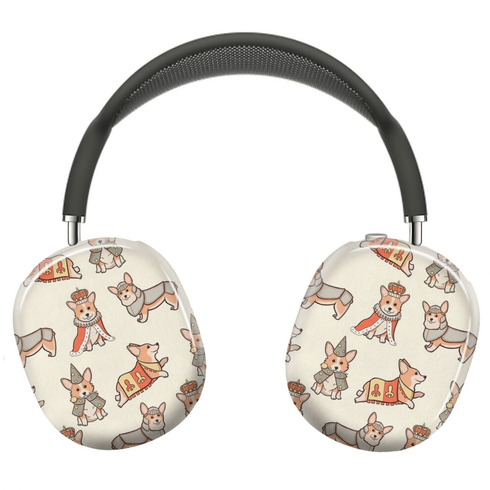 (Medieval Fantasy Corgi_4609) Protective Cover For Airpods Max Headphones Aesthetic Print Snap On Cases 8841579077442