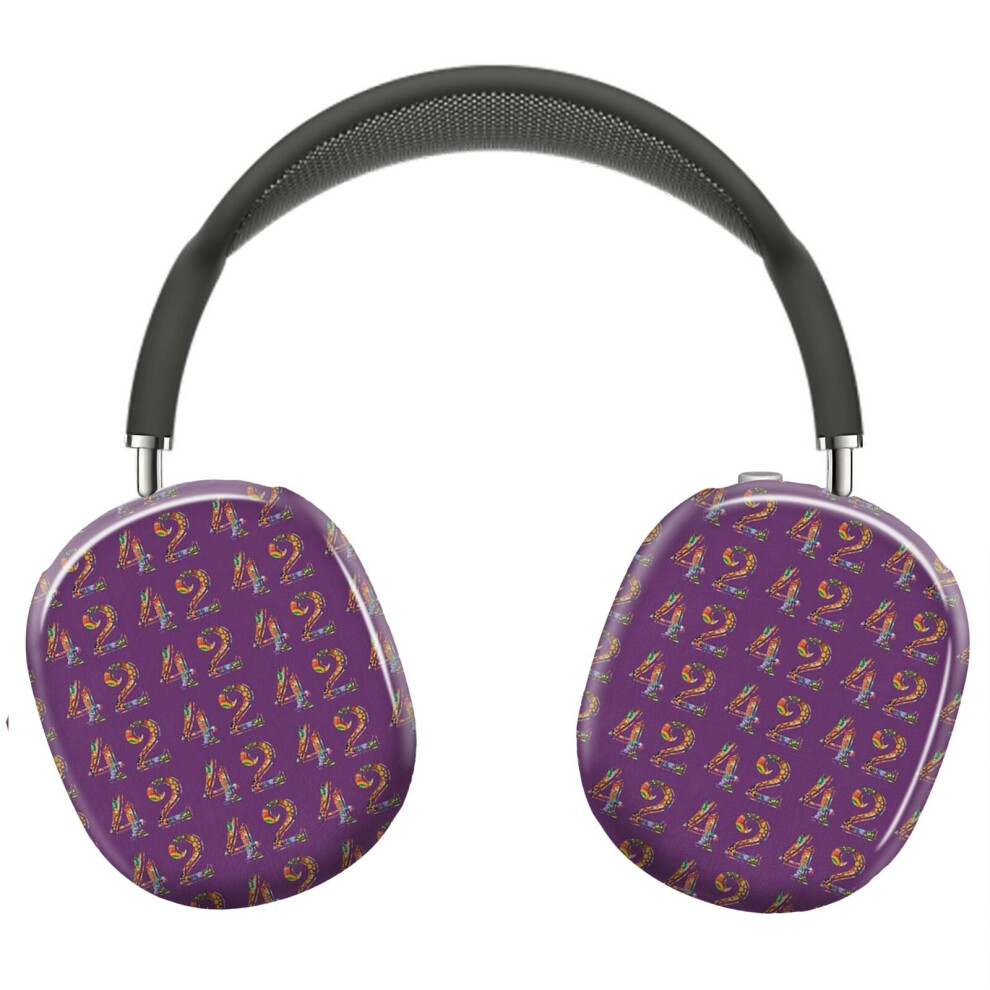 (Meaning Of Life (On Grape)_9552) Protective Cover For Airpods Max Headphones Aesthetic Print Snap On Cases 8841579077619