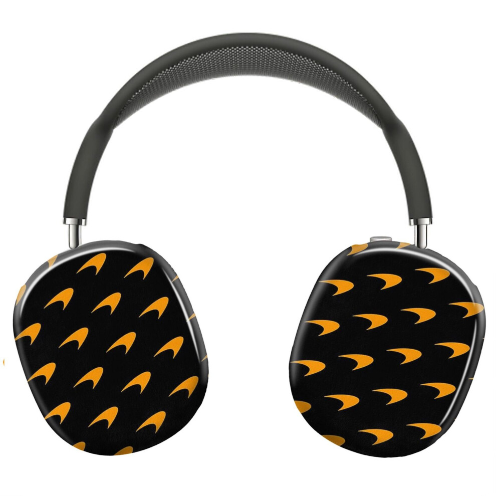 (Mclaren Papaya Logo_11085) Protective Cover For Airpods Max Headphones Aesthetic Print Snap On Cases 8841579077701