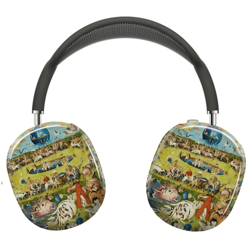 (Hieronymus Bosch - Garden Of Earthly Delights Poster_11418) Protective Cover For Airpods Max Headphones Aesthetic Print Snap On Cases 8841579071860
