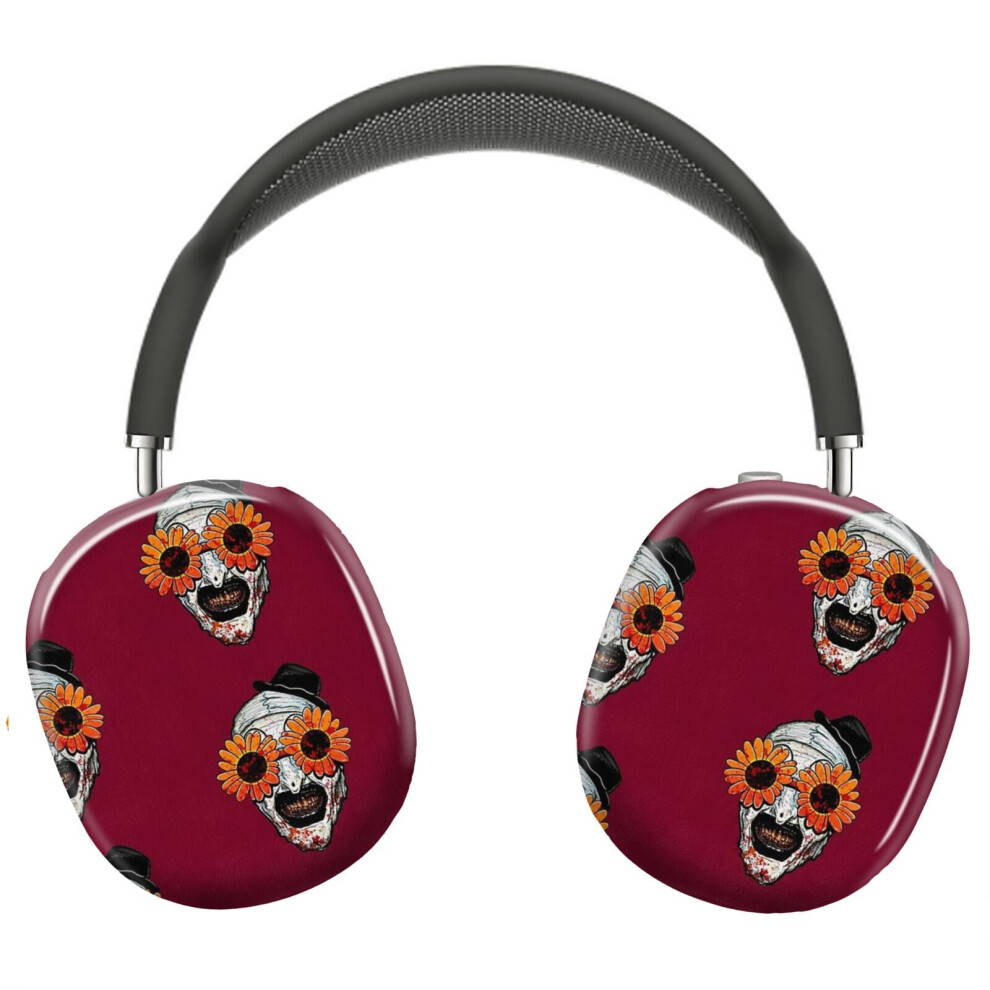 (Art The Clown Terrifier 2 Sunflower Sunglasses_23245) Protective Cover For Airpods Max Headphones Aesthetic Print Snap On Cases 8841579029021