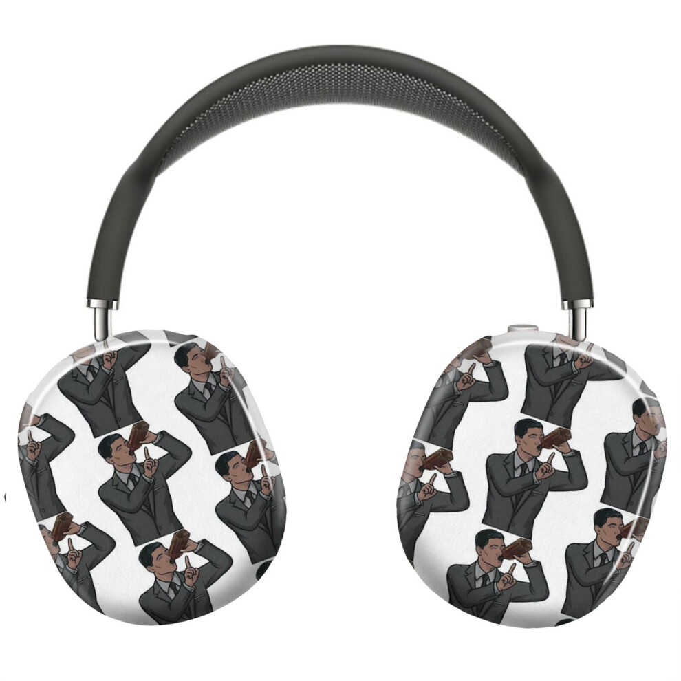(Archer Drinking_8233) Protective Cover For Airpods Max Headphones Aesthetic Print Snap On Cases 8841579029243