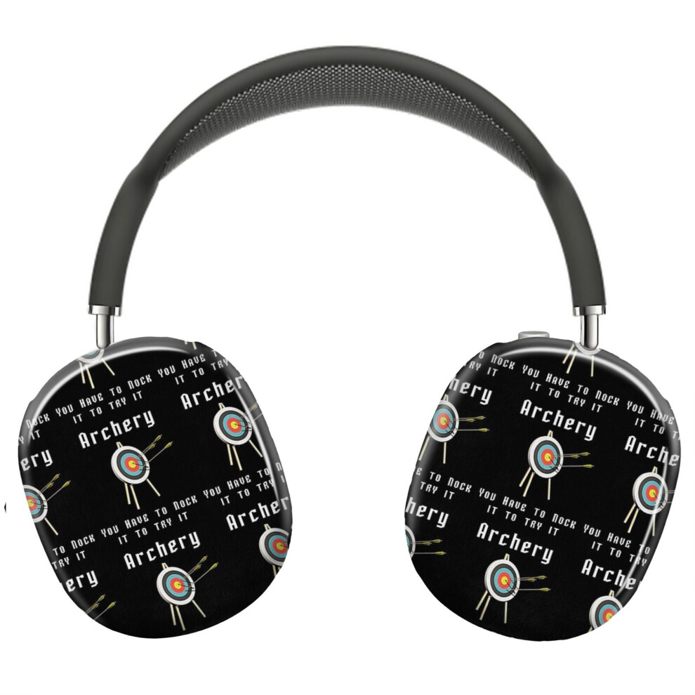 (Archery - You Have To Nock It To Try It_3406) Protective Cover For Airpods Max Headphones Aesthetic Print Snap On Cases 8841579029229