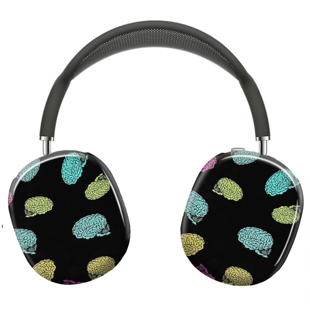 (Human Brain Collage In Color_10646) Protective Cover For Airpods Max Headphones Aesthetic Print Snap On Cases 8841579070733