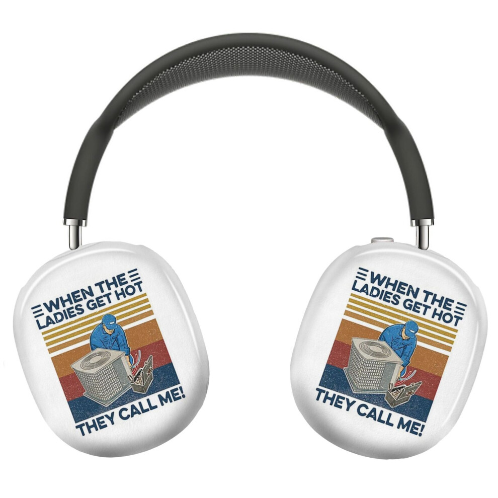 (Hvac When The Ladies Get Hot Hvac They Call Me Vintage_2666) Protective Cover For Airpods Max Headphones Aesthetic Print Snap On Cases 8841579070474