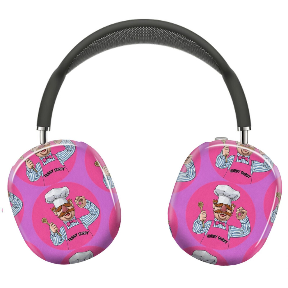 (Hurdy Gurdy Bork Bork Microwave Chef - Bad Cook Gifts - Lazy Cooks - Funny Swedish Chef_5732) Protective Cover For Airpods Max Headphones Aesthetic P 8841579070511