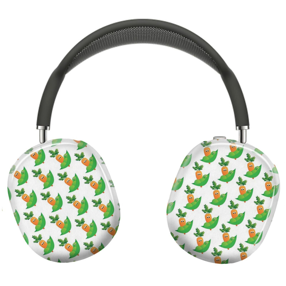 (Peas Carrots_5694) Protective Cover For Airpods Max Headphones Aesthetic Print Snap On Cases 8841579087069