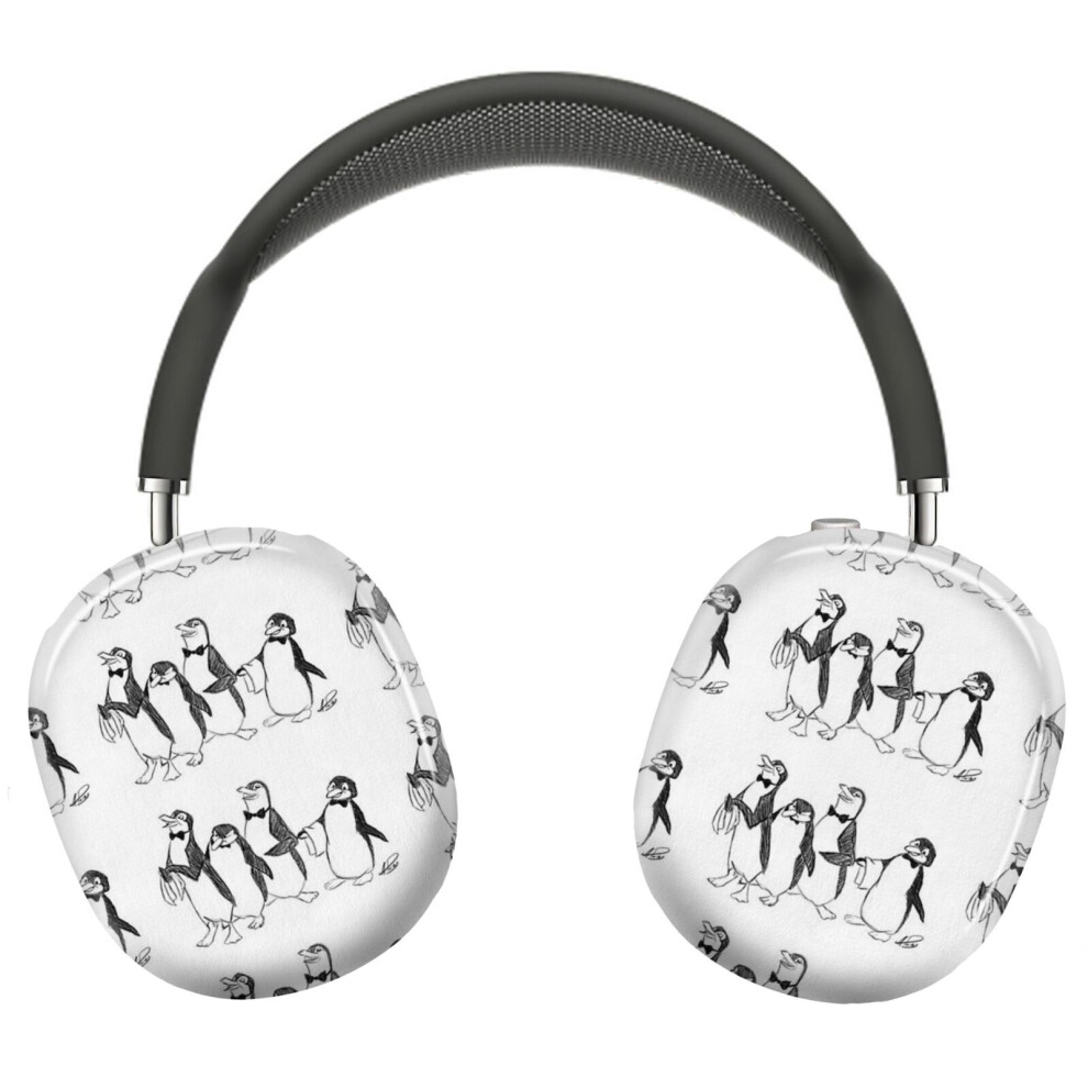 (Penguins From Mary Poppins Sketch_4897) Protective Cover For Airpods Max Headphones Aesthetic Print Snap On Cases 8841579086819