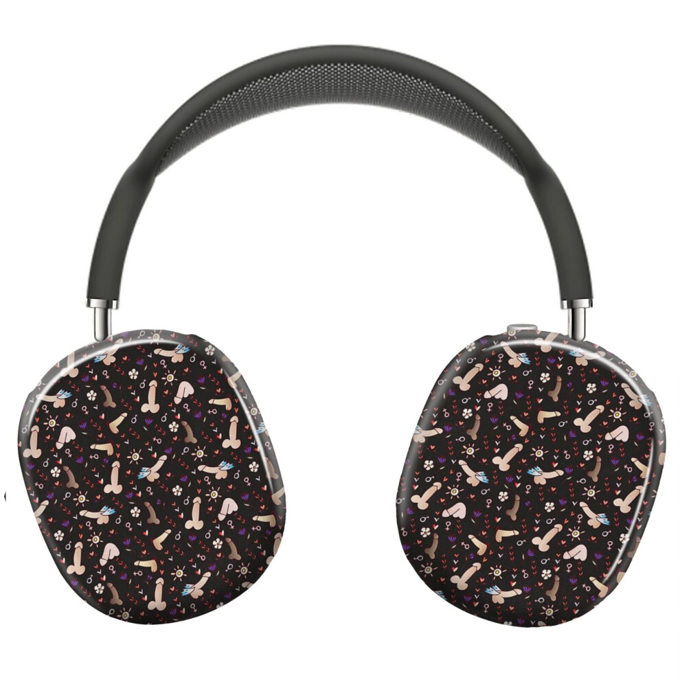 (Penises Pattern_9320) Protective Cover for AirPods Max Headphones Aesthetic Print Snap On Cases-image-OPC-PFH8Z2Y-NEW