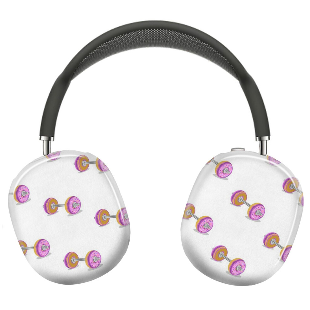 (Donut Barbell_11121) Protective Cover For Airpods Max Headphones Aesthetic Print Snap On Cases 8841579046394
