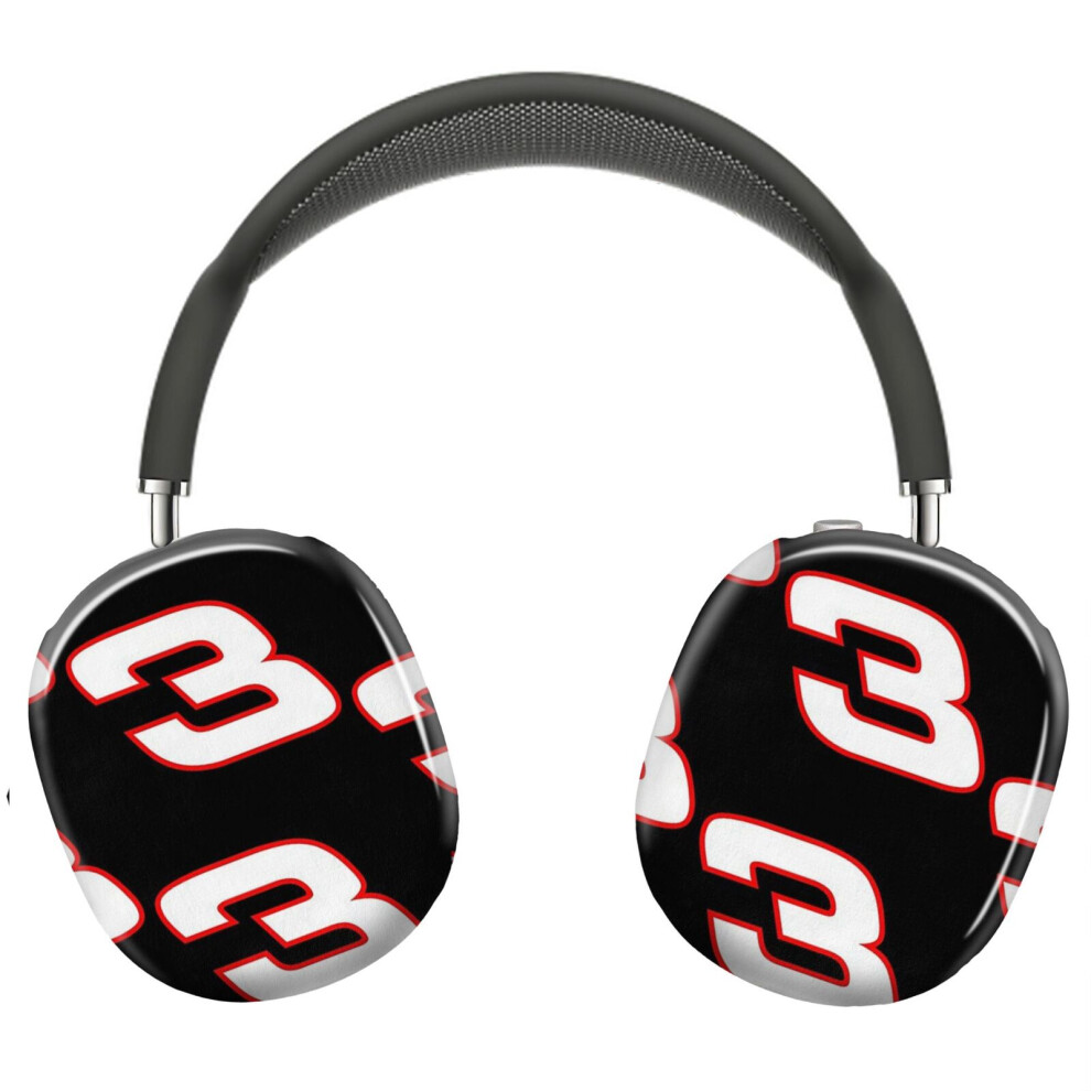 (Number 3 Nascar Sticker_12643) Protective Cover For Airpods Max Headphones Aesthetic Print Snap On Cases 8841579091004