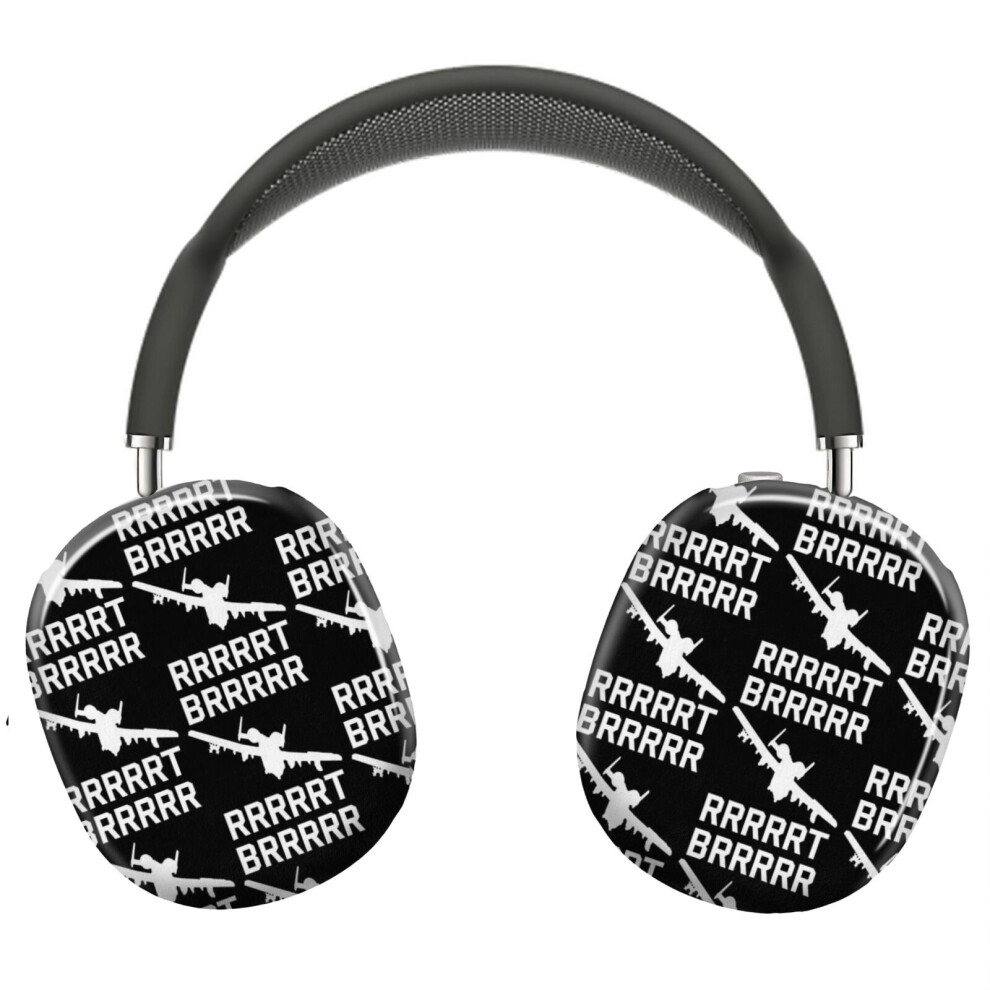 (A-10 Thunderbolt Brrrrt - Warthog, Military Jet_2614) Protective Cover For Airpods Max Headphones Aesthetic Print Snap On Cases 8841579032991
