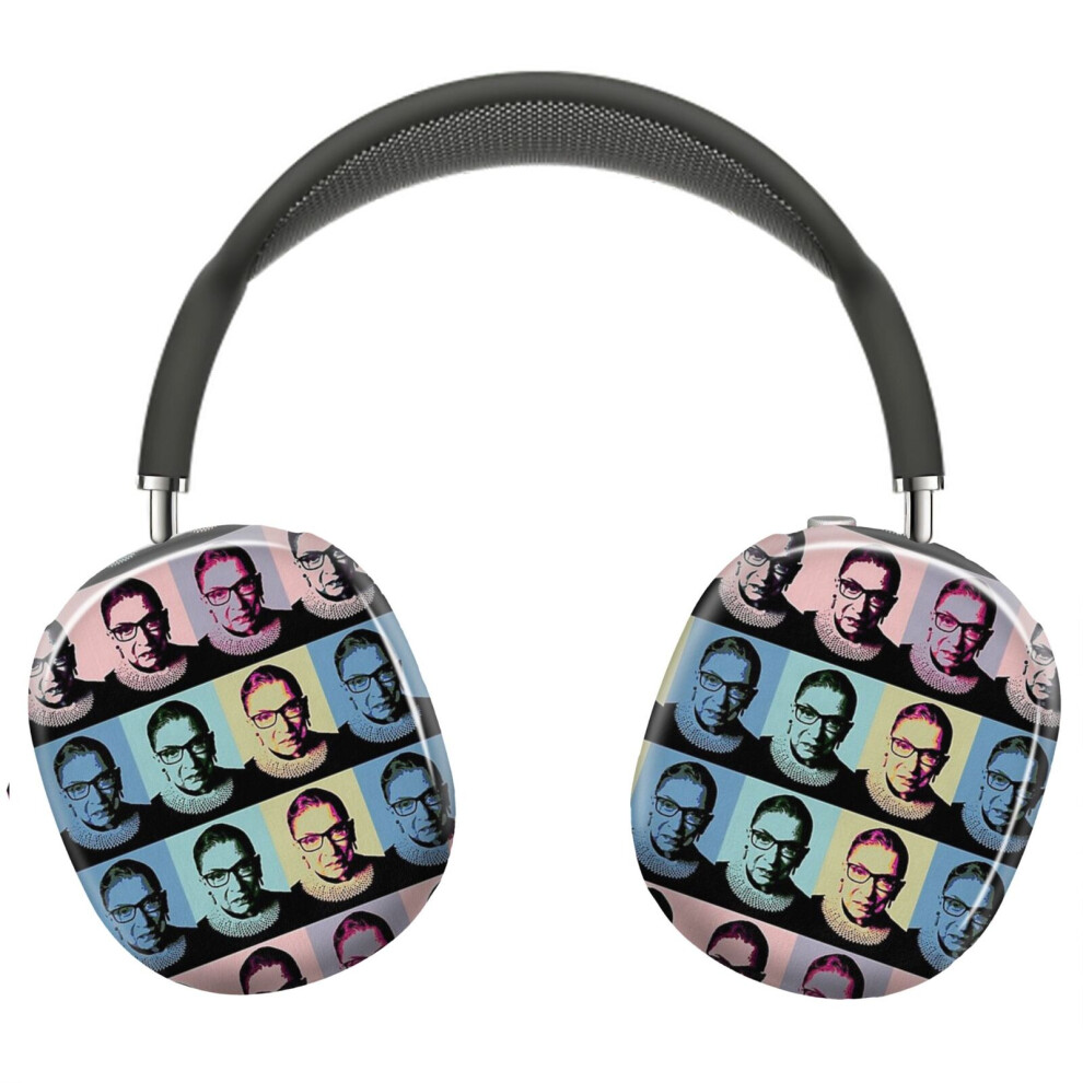 (Notorious Rbg - In Muted Colors_8494) Protective Cover For Airpods Max Headphones Aesthetic Print Snap On Cases 8841579091226