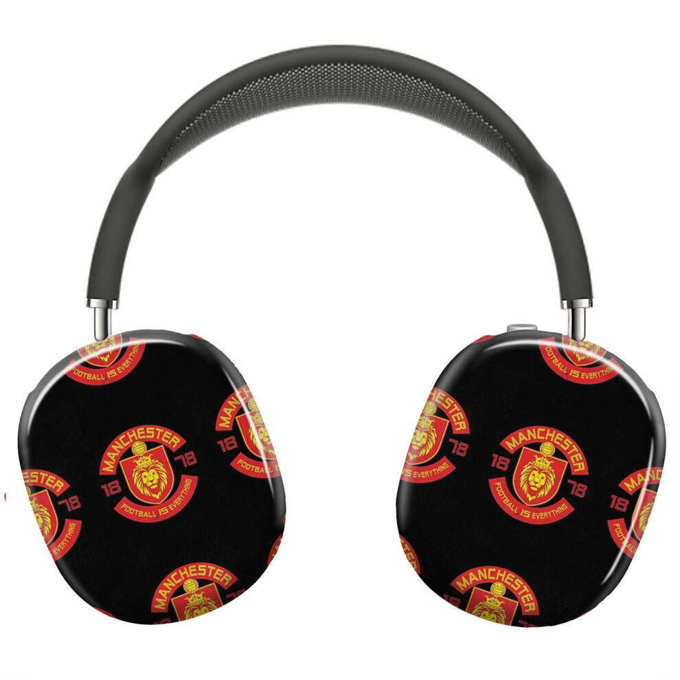 (Football Is Everything - Manchester Squad Retro_7536) Protective Cover For Airpods Max Headphones Aesthetic Print Snap On Cases 8841579061052