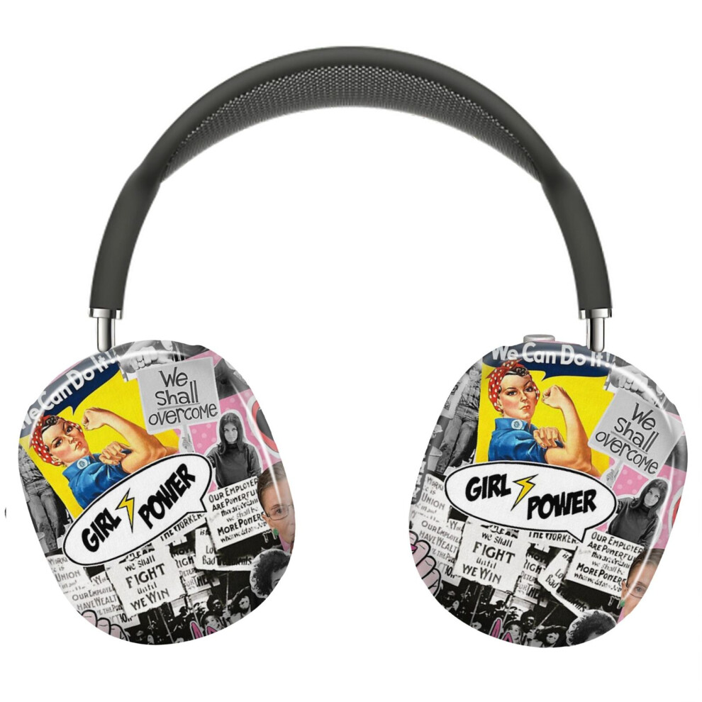 (Feminism Collage _5093) Protective Cover For Airpods Max Headphones Aesthetic Print Snap On Cases 8841579062769
