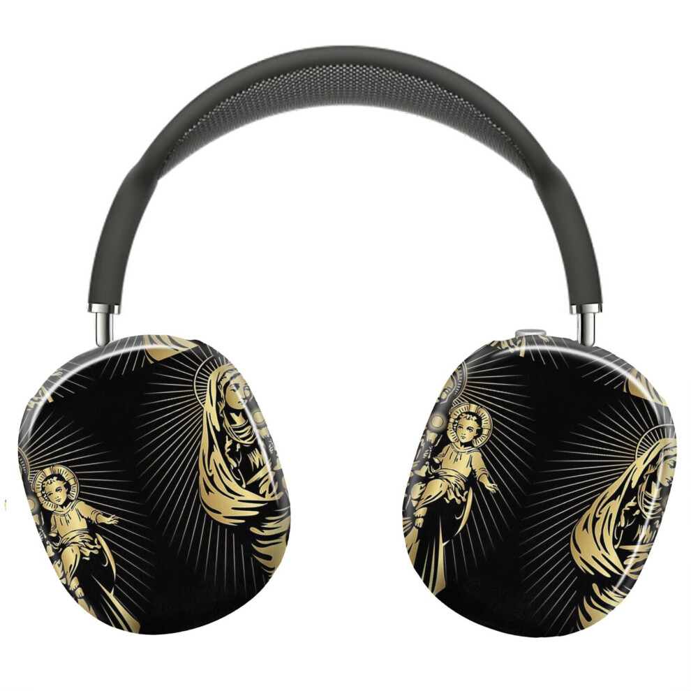 (Blessed Virgin Mary And Baby Jesus_4159) Protective Cover For Airpods Max Headphones Aesthetic Print Snap On Cases 8841579043393
