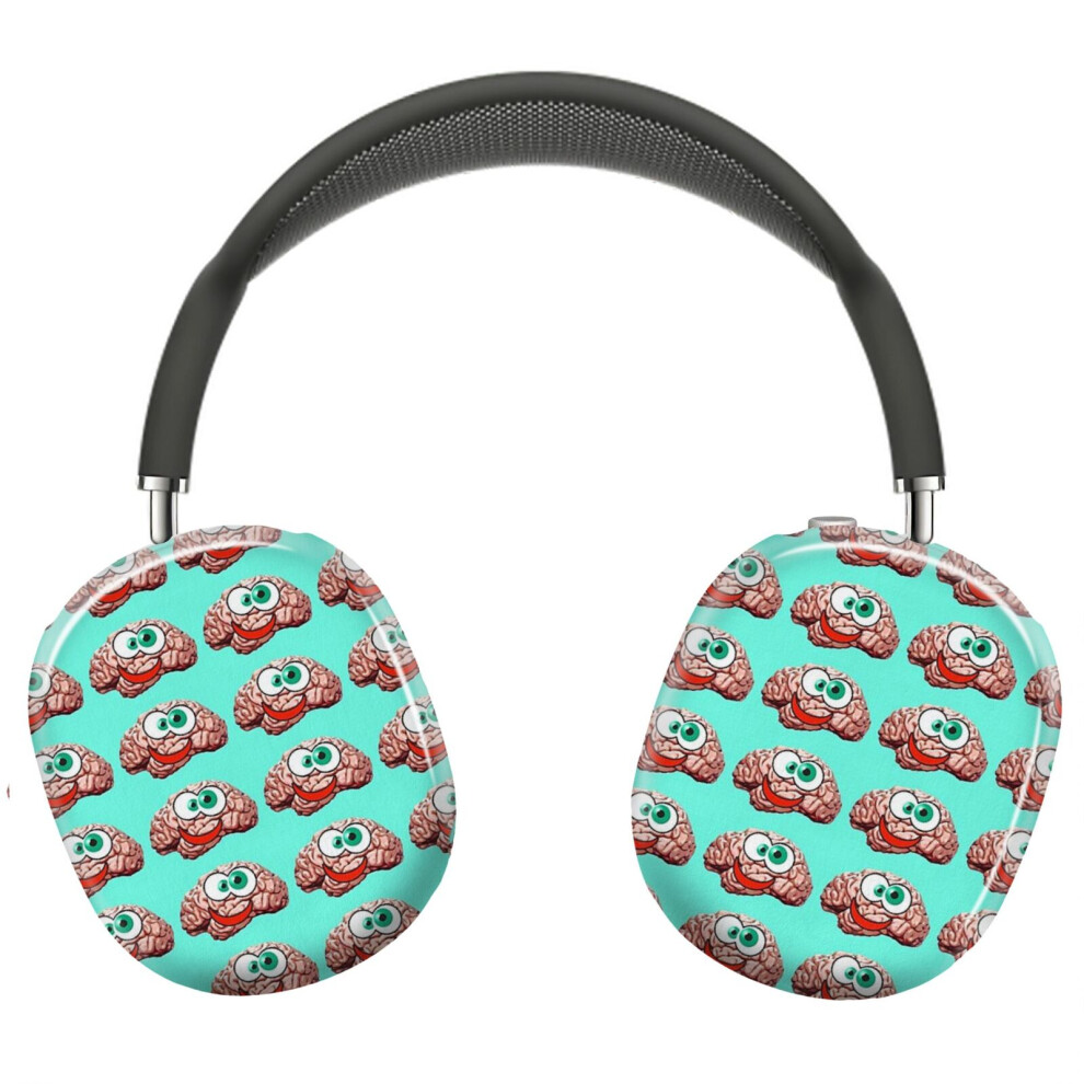 (Happy Brain_5655) Protective Cover For Airpods Max Headphones Aesthetic Print Snap On Cases 8841579073710