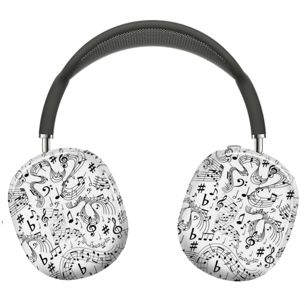 (Music, Musical Notes_23145) Protective Cover For Airpods Max Headphones Aesthetic Print Snap On Cases 8841579093596