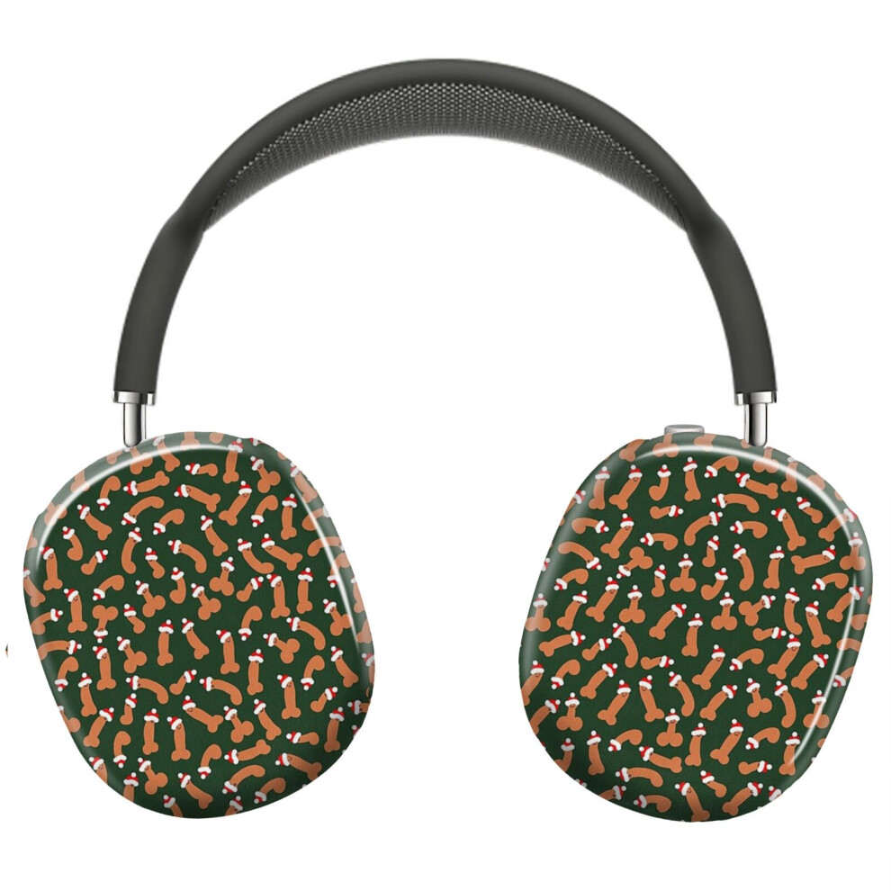 (Funny Christmas Penises Pattern_6717) Protective Cover For Airpods Max Headphones Aesthetic Print Snap On Cases 8841579059233