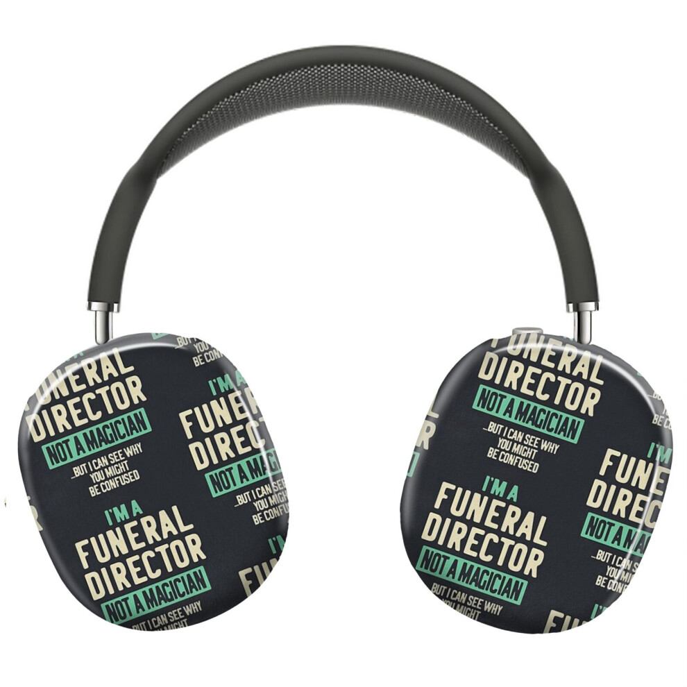 (Funeral Director Job Title Gift_6620) Protective Cover For Airpods Max Headphones Aesthetic Print Snap On Cases 8841579059363
