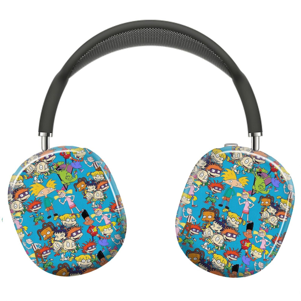 (Nickelodeon Rugrats And Hey Arnold_9670) Protective Cover For Airpods Max Headphones Aesthetic Print Snap On Cases 8841579091974