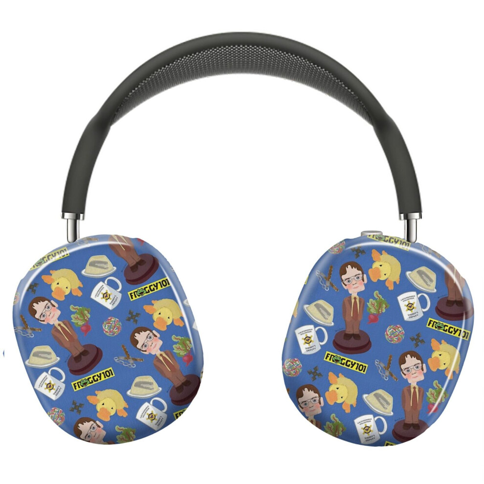(From The Desk Of Dwight Pattern_4921) Protective Cover For Airpods Max Headphones Aesthetic Print Snap On Cases 8841579059608
