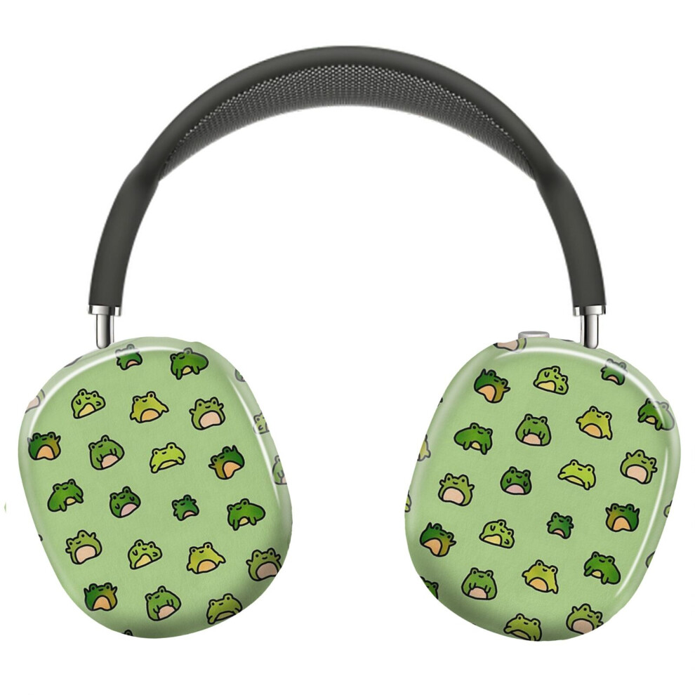 (Frogs Doodle_4716) Protective Cover For Airpods Max Headphones Aesthetic Print Snap On Cases 8841579059639