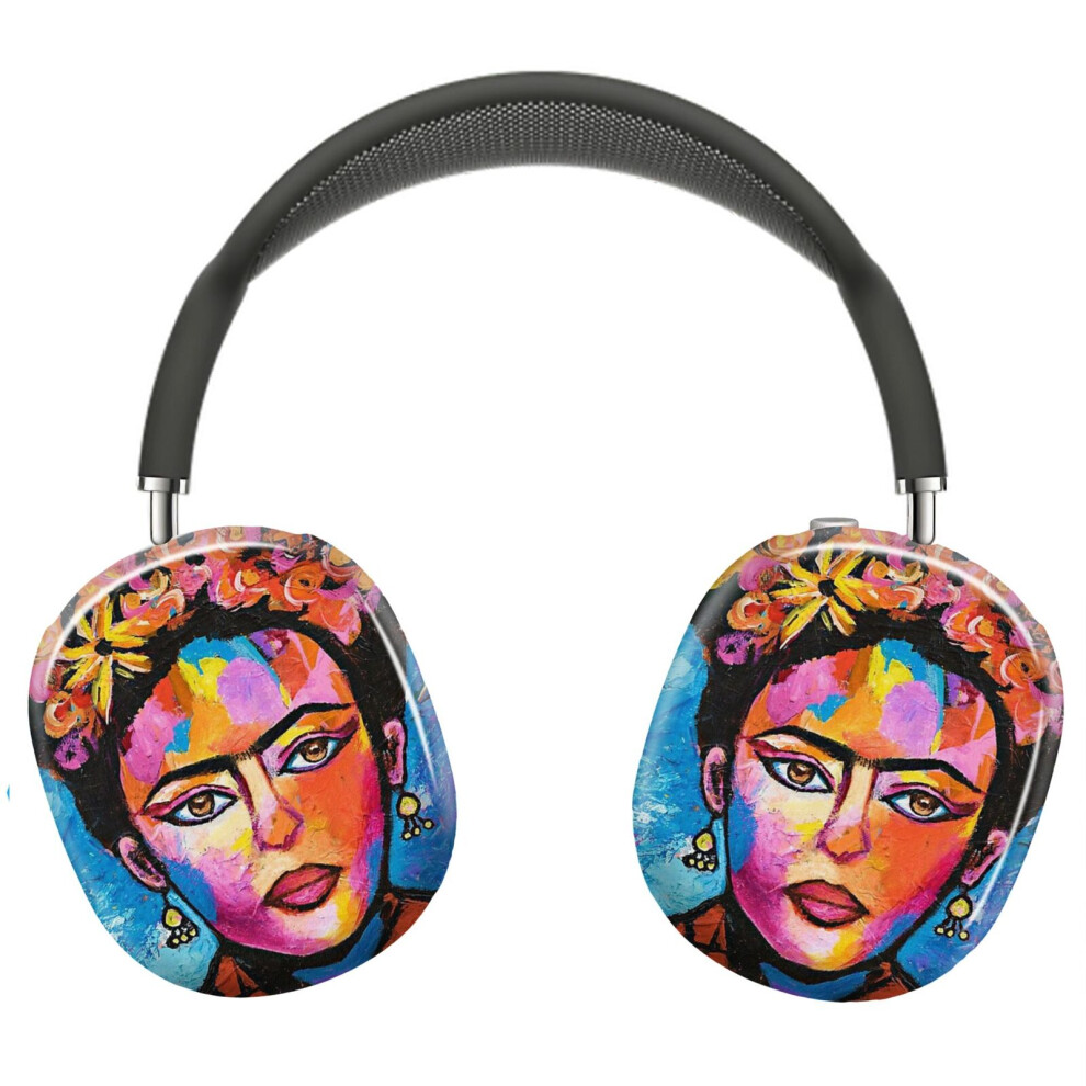 (Frida With Flowers_8695) Protective Cover For Airpods Max Headphones Aesthetic Print Snap On Cases 8841579059806