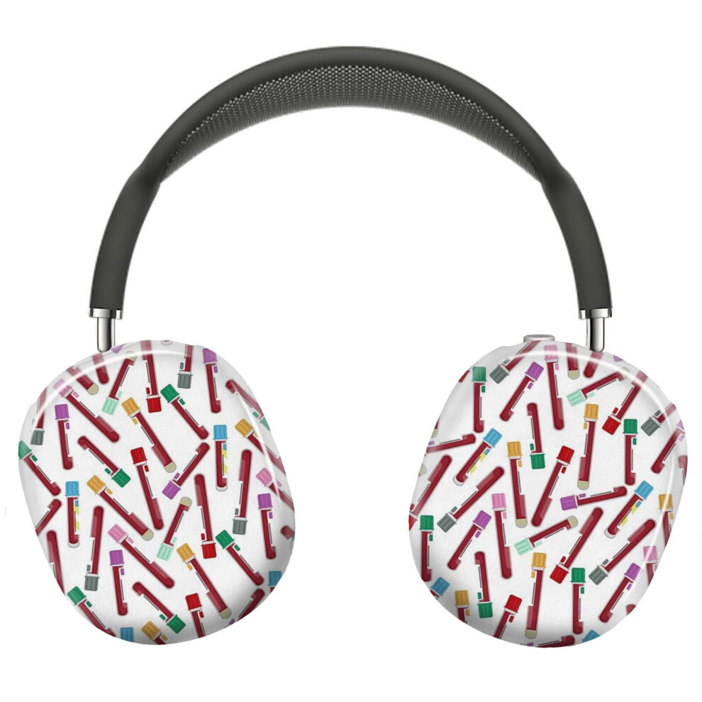(Laboratory Blood Work Test Tube Pattern_8562) Protective Cover For Airpods Max Headphones Aesthetic Print Snap On Cases 8841579083238
