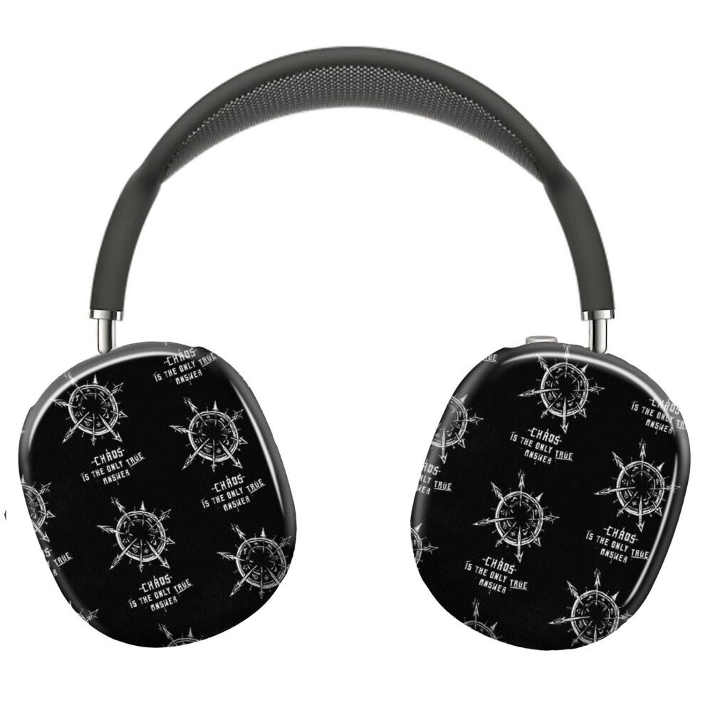 (Chaos Is The Only True Answer_7673) Protective Cover For Airpods Max Headphones Aesthetic Print Snap On Cases 8841579037781