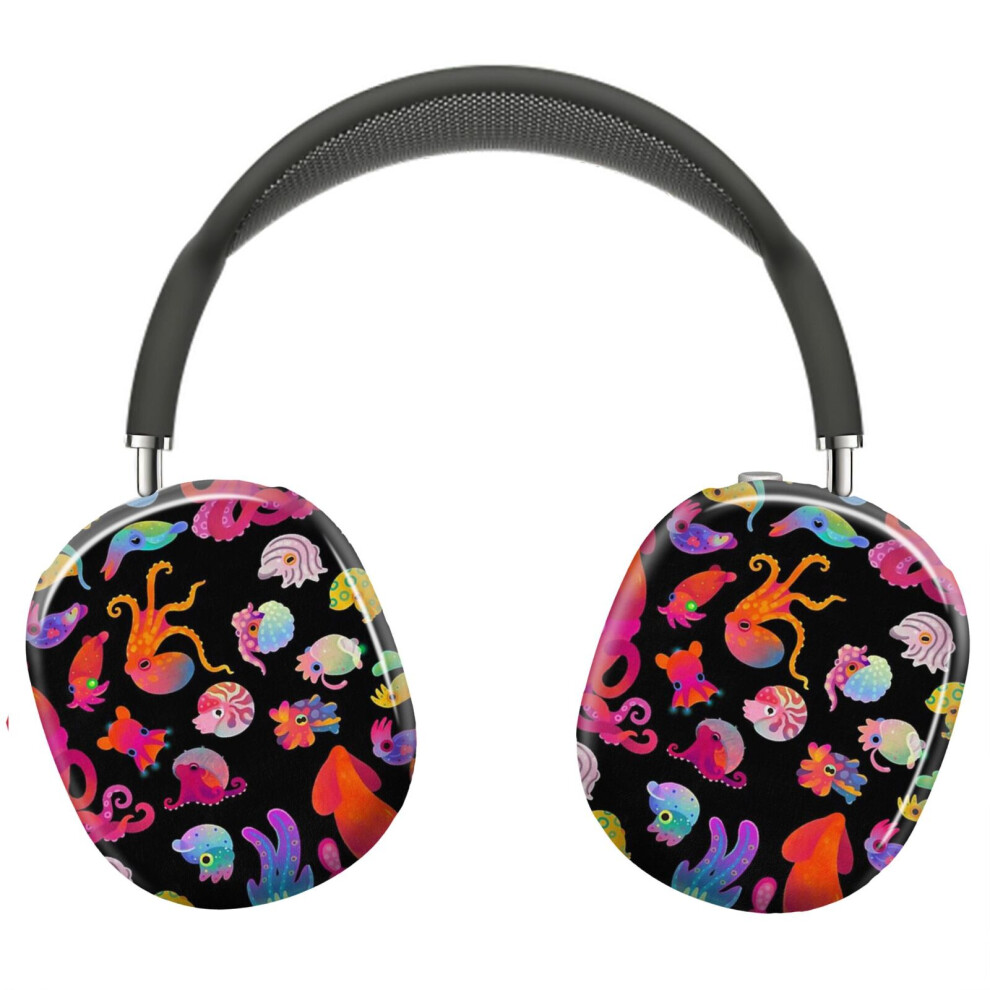 (Cephalopod_4581) Protective Cover For Airpods Max Headphones Aesthetic Print Snap On Cases 8841579037958
