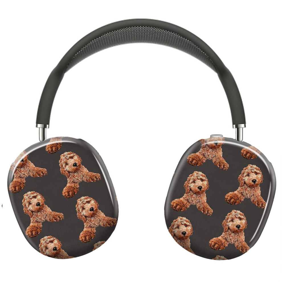 (Cavapoo Labradoodle Goldendoodle Poodle Mix _4525) Protective Cover For Airpods Max Headphones Aesthetic Print Snap On Cases 8841579038085