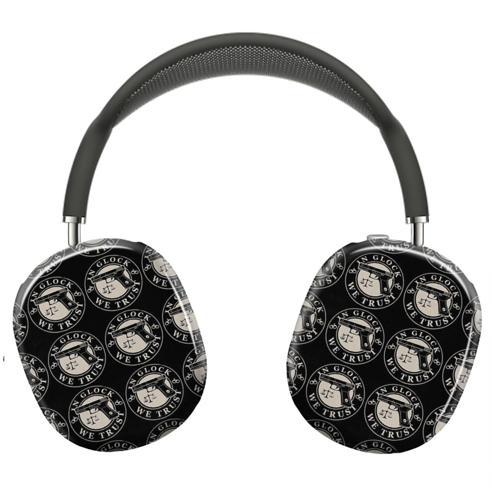 (In Glock We Trust_4369) Protective Cover For Airpods Max Headphones Aesthetic Print Snap On Cases 8841579068495