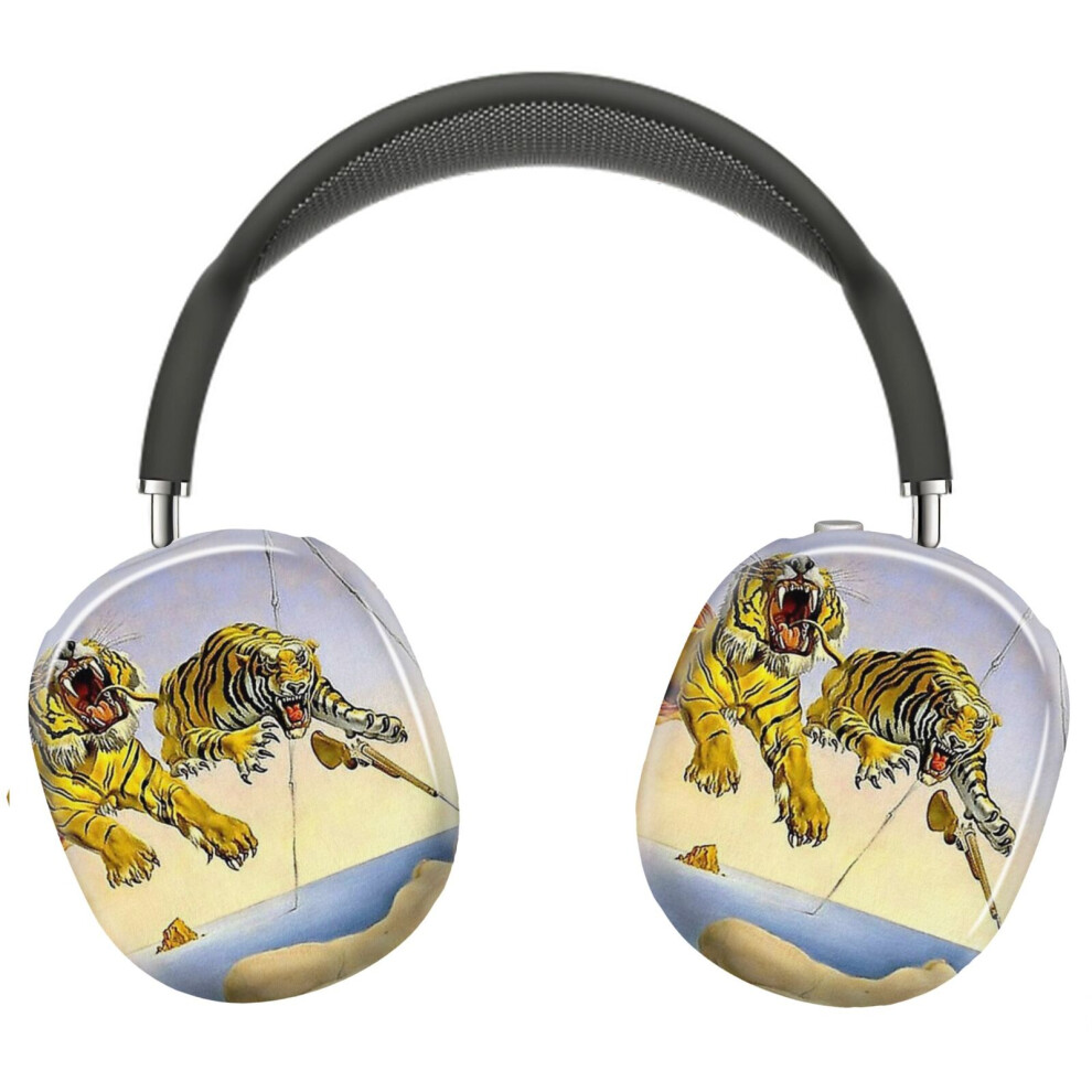 (IN FLIGHT Vintage 1944 Dali Painting Print _5079) Protective Cover for AirPods Max Headphones Aesthetic Print Snap On Cases-image-OPC-PFH929M-NEW